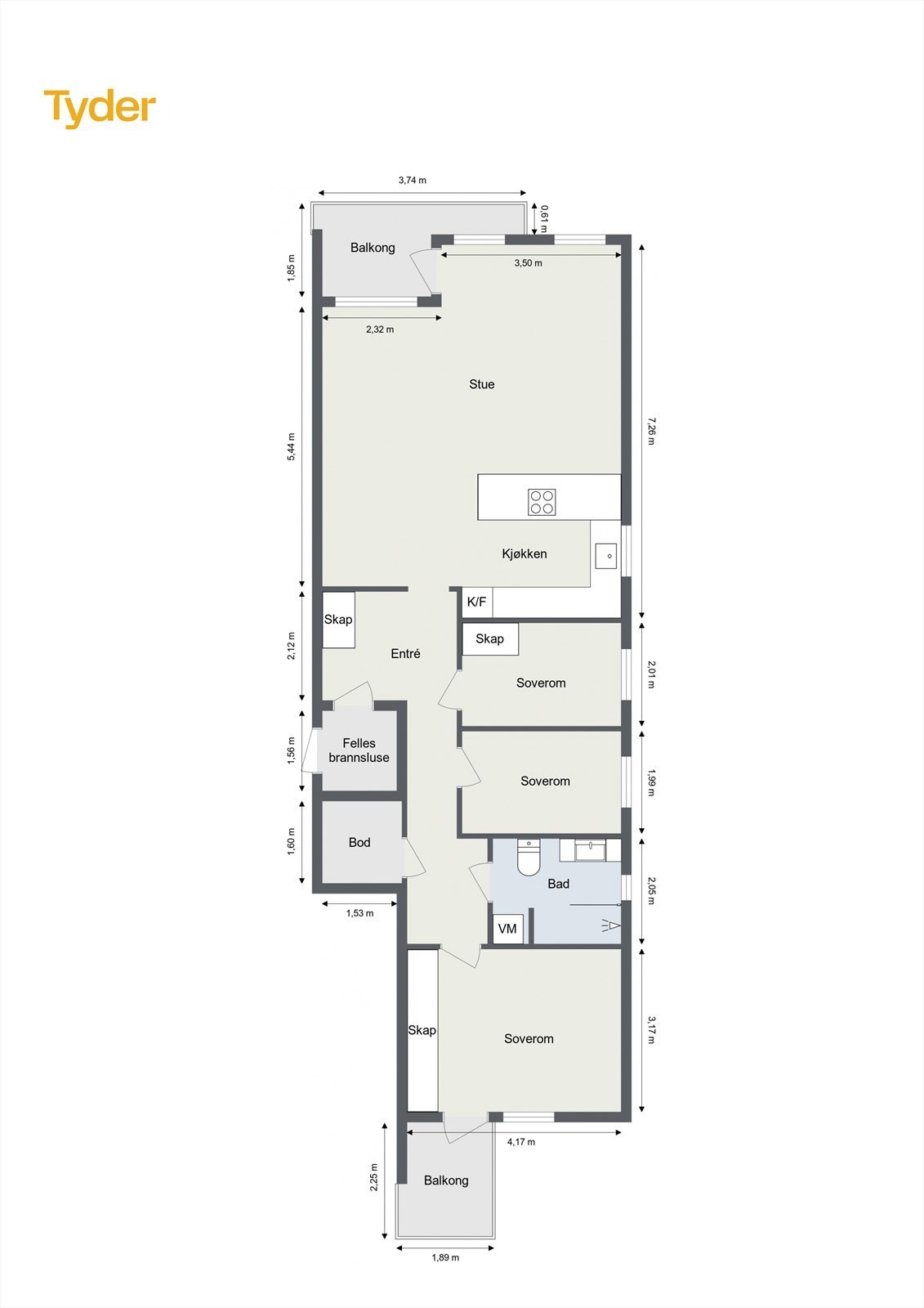 Plantegning Galleribilde