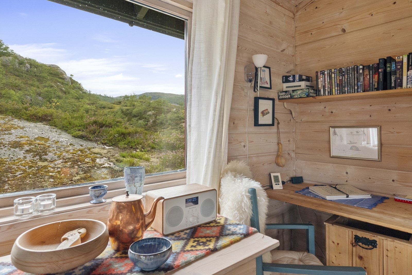 Nydelig natur like utenfor. Bærplukking, soppsanking, bading og flotte turer Galleribilde