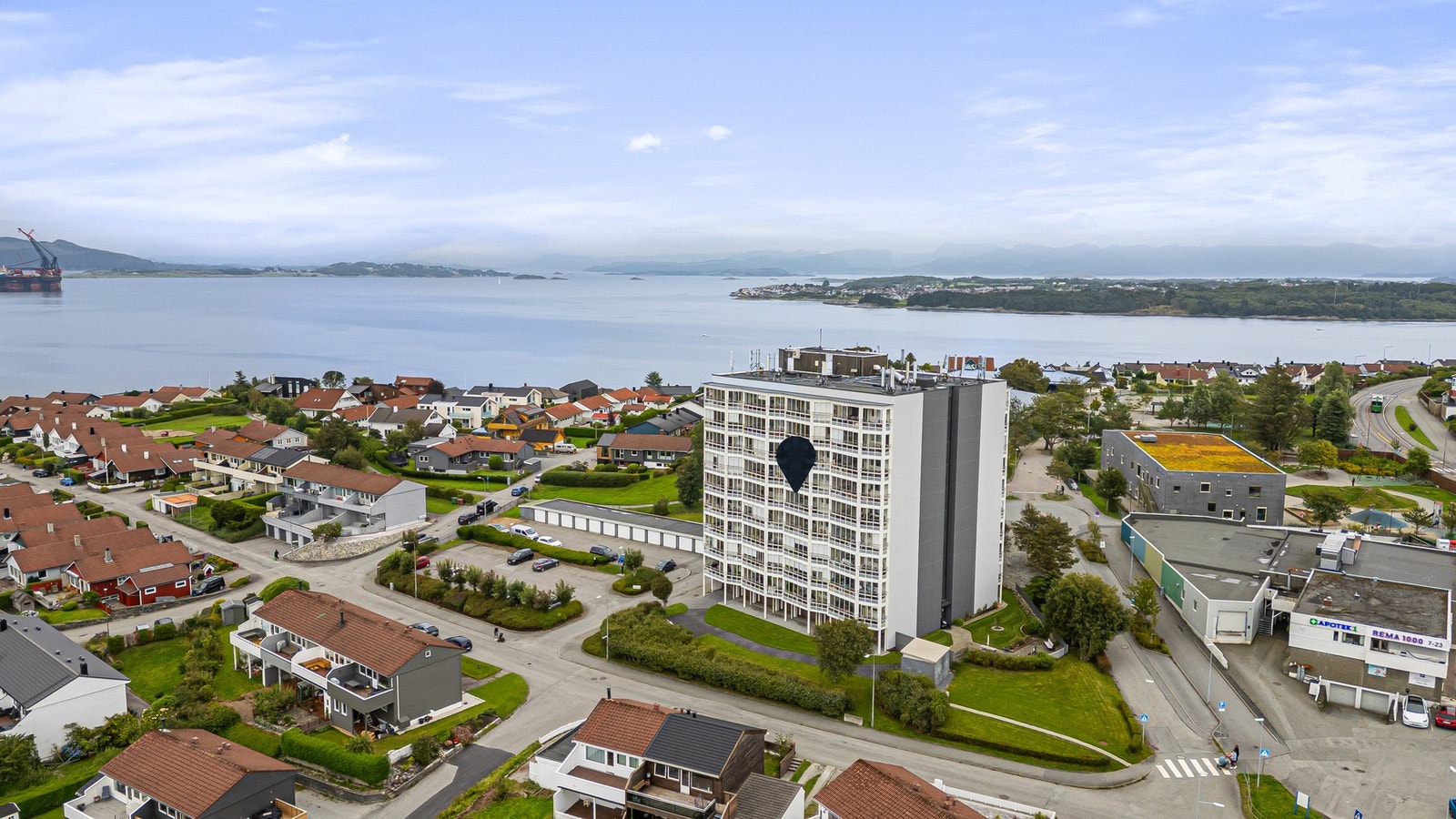 Dronefoto Galleribilde