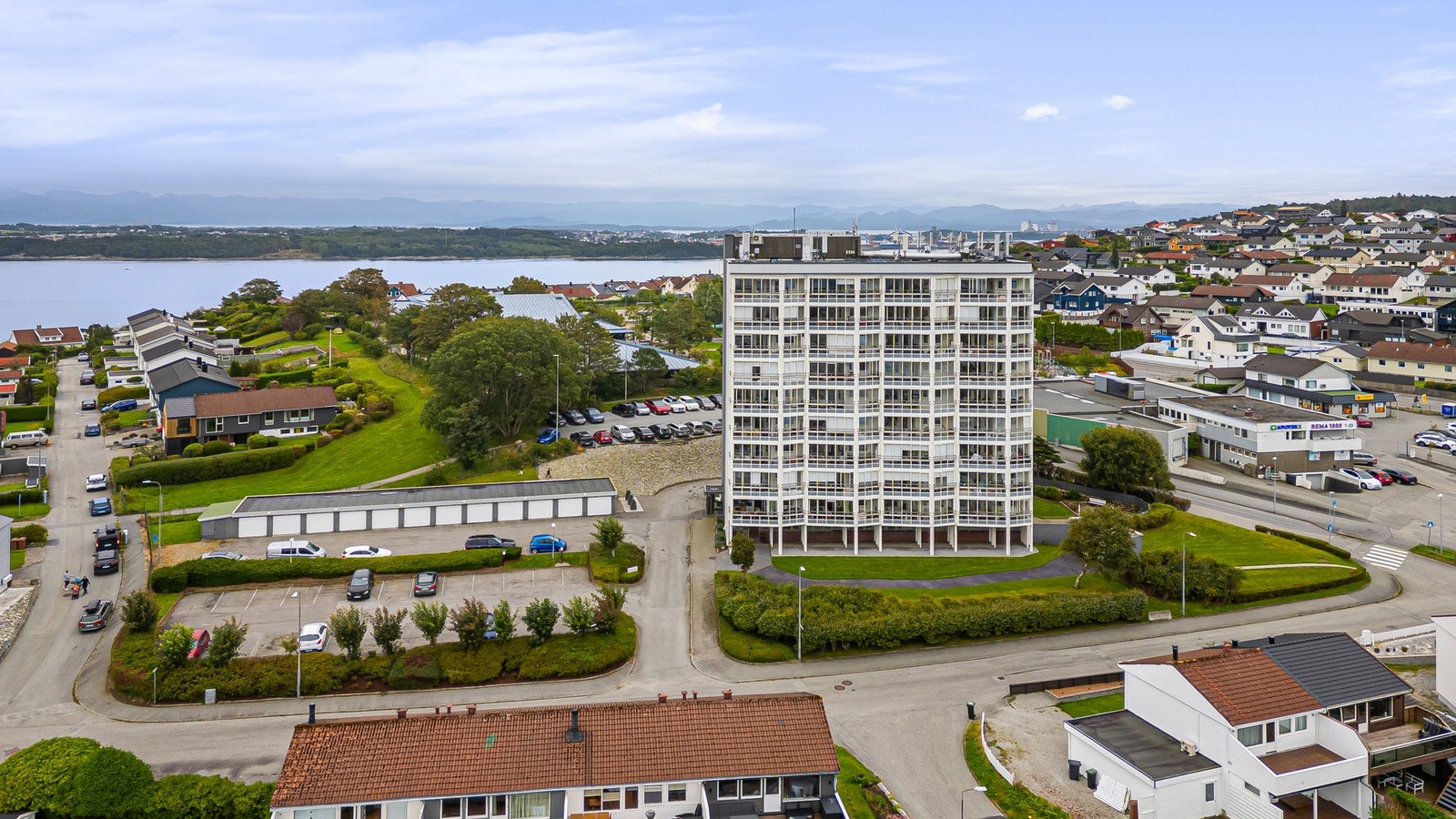 Dronefoto Galleribilde