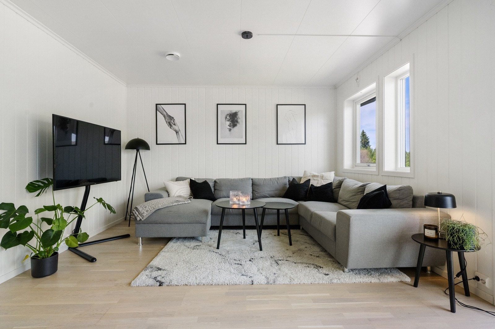 Lys & koselig stue Galleribilde
