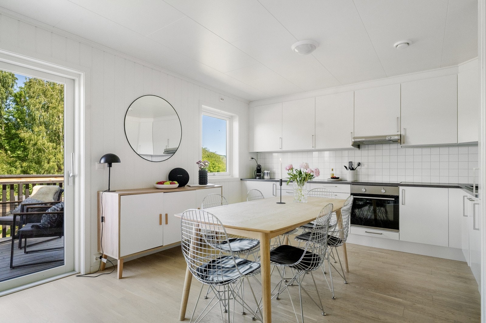 Utgang til verandaen Galleribilde