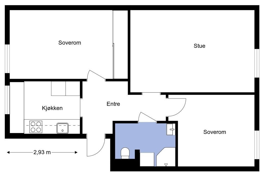 Plantegning Galleribilde