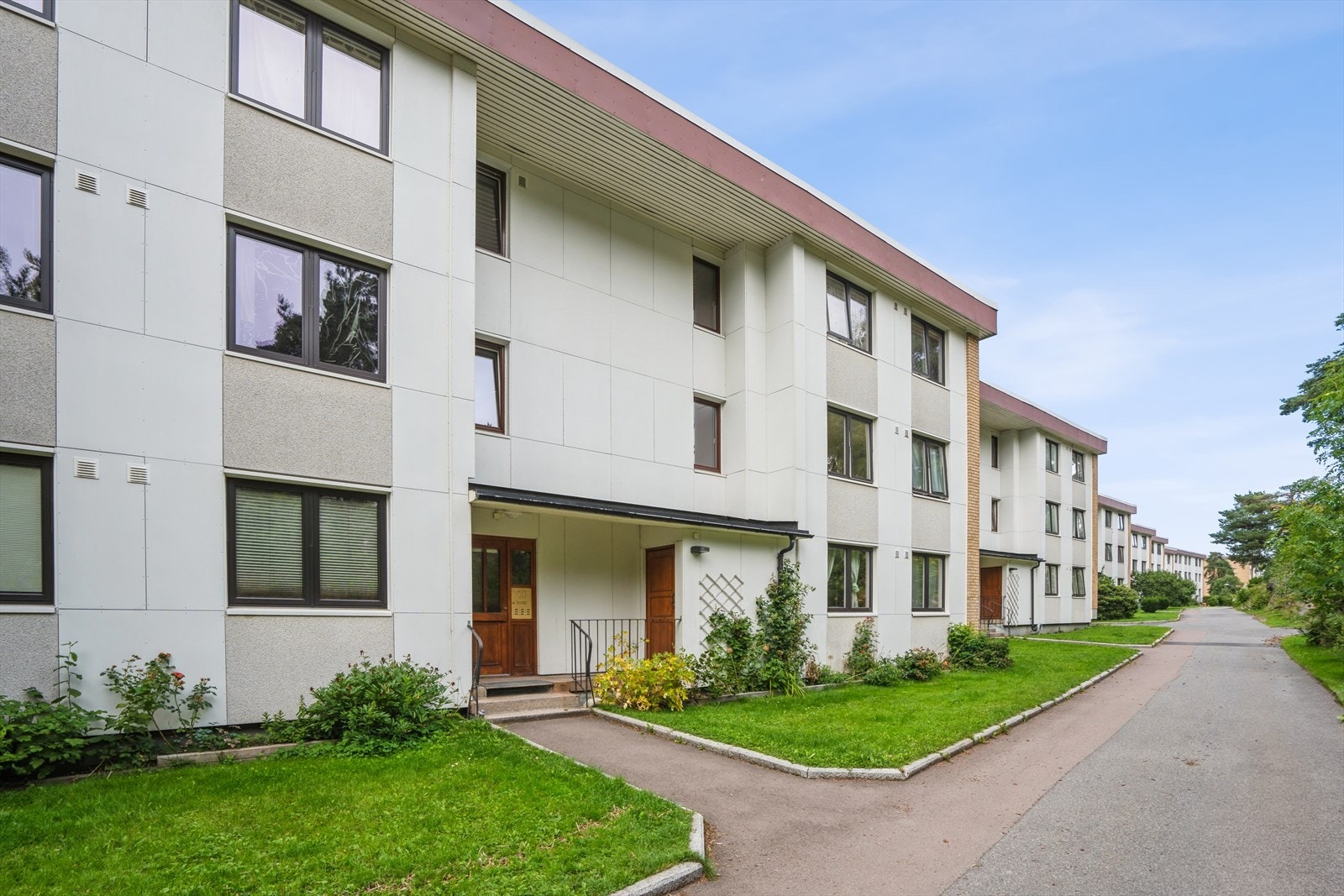 Fasade ved inngangspartiet. Galleribilde