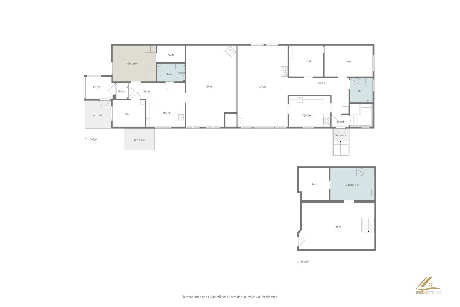 Plantegning Galleribilde