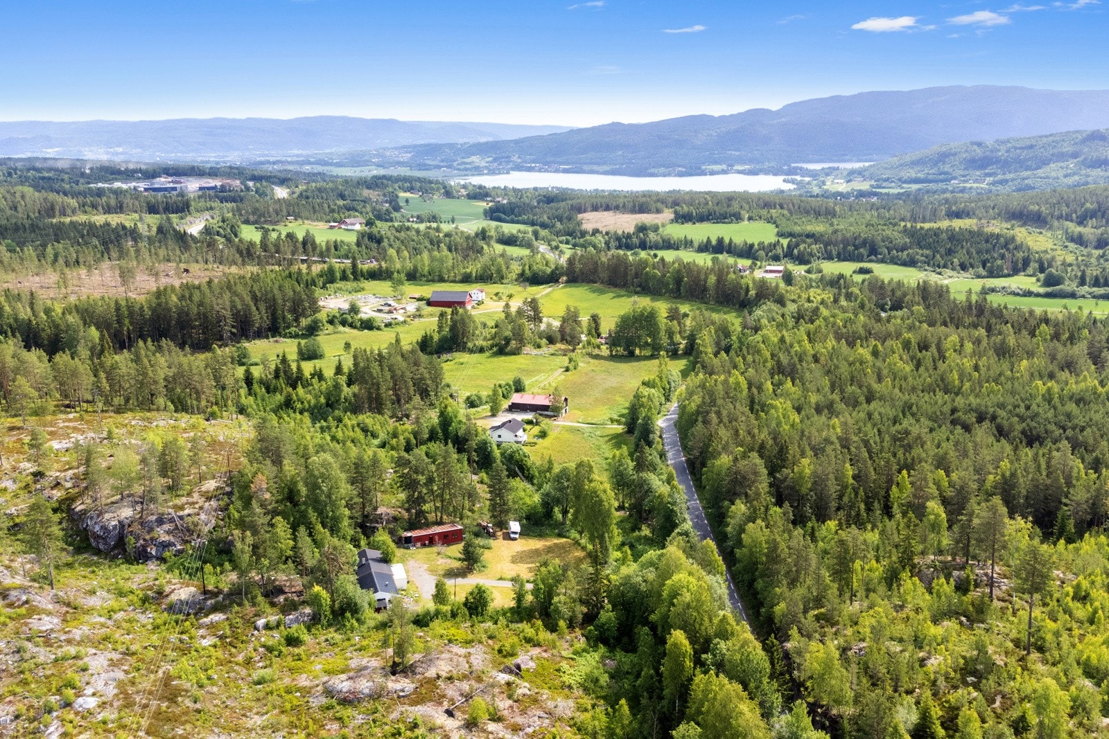 Dronefoto Galleribilde