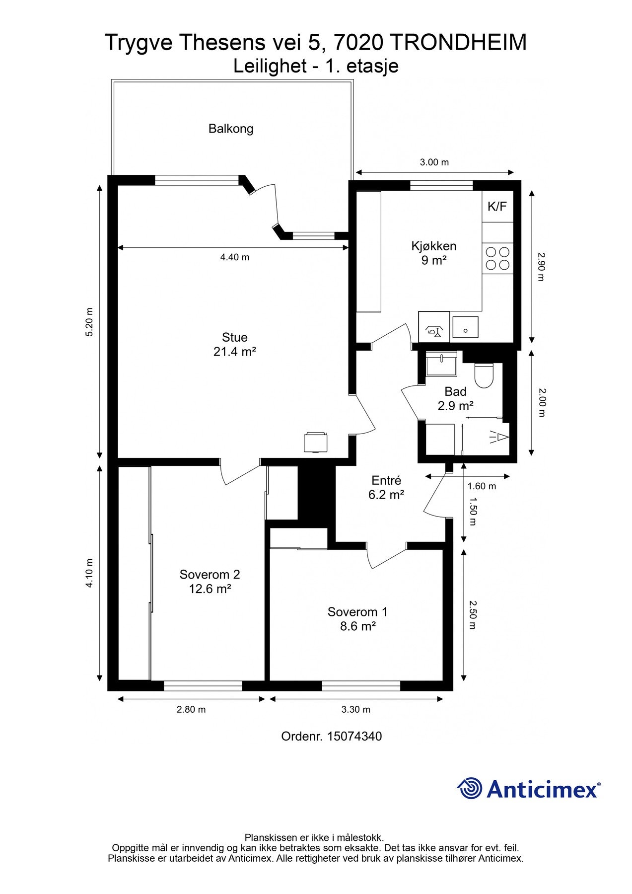 Gjør deg kjent med boligens planløsning før vi fortsetter presentasjonen. Galleribilde