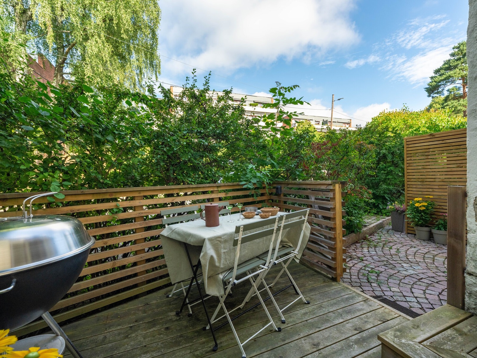 Et selvsagt sted for grillen. Galleribilde