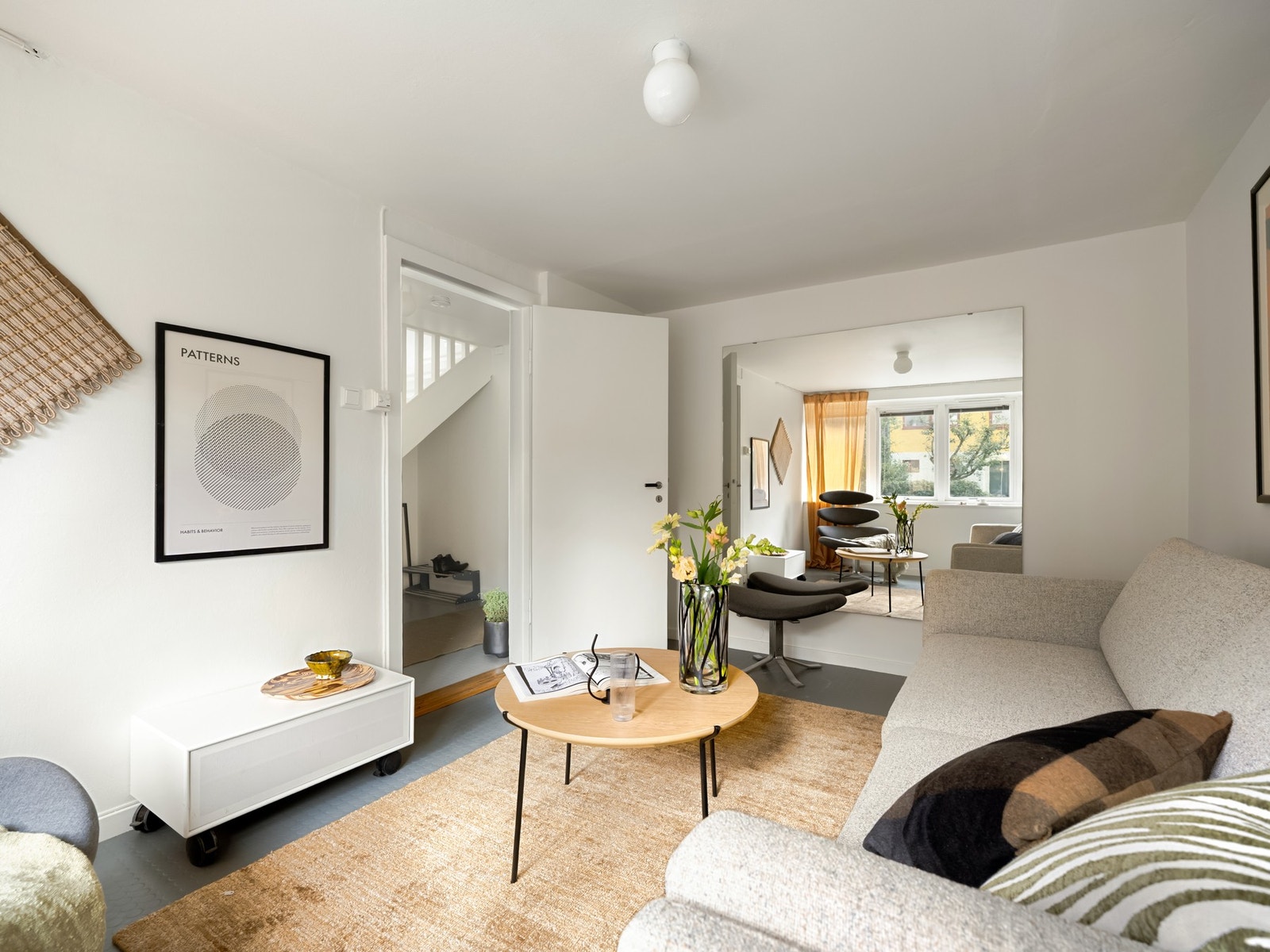 Uansett et veldig lyst og godt rom, og helt uten kjellerfølelse. Galleribilde