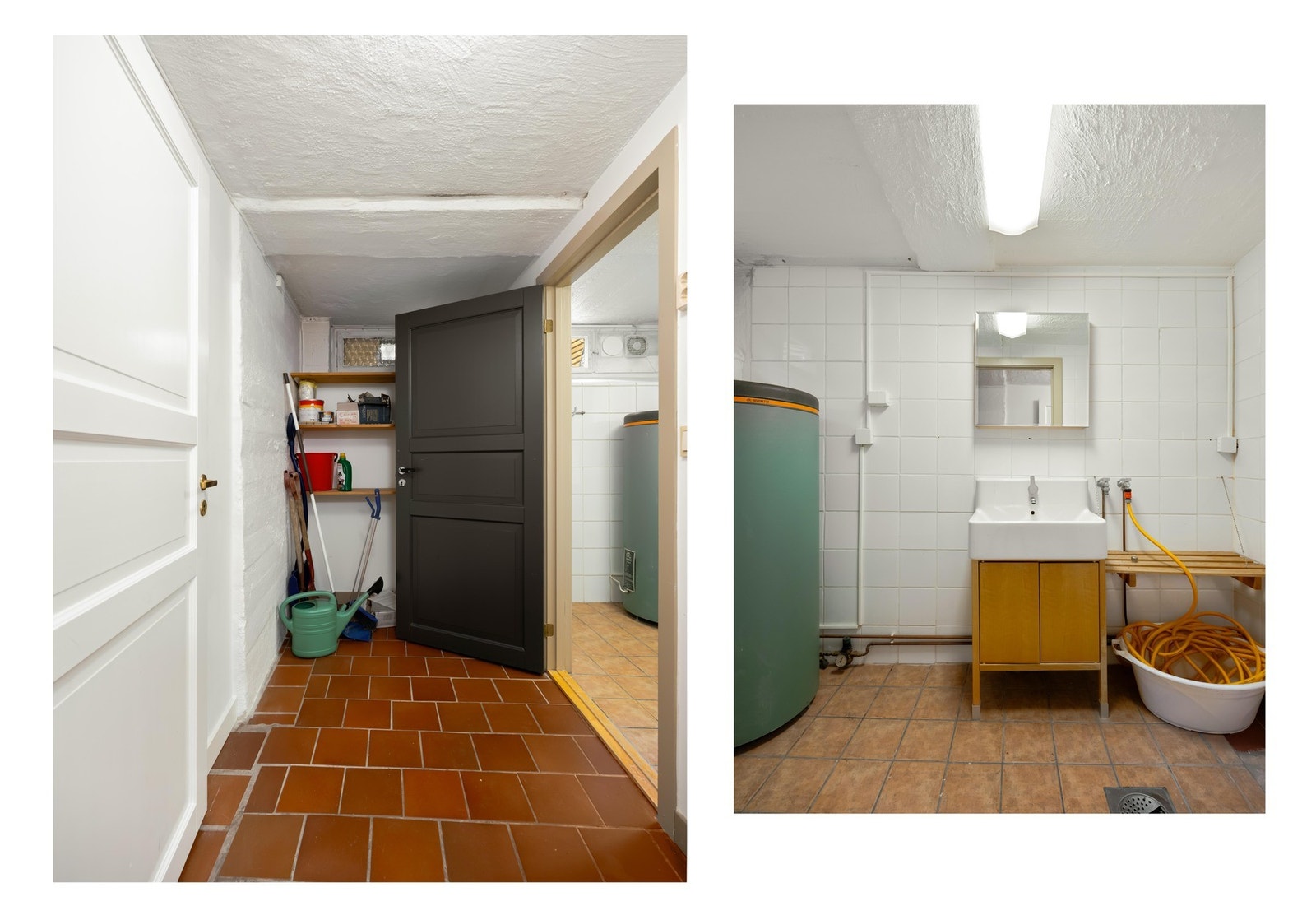 I dag er det to store lagringsrom, og vaskerom i tillegg. Galleribilde