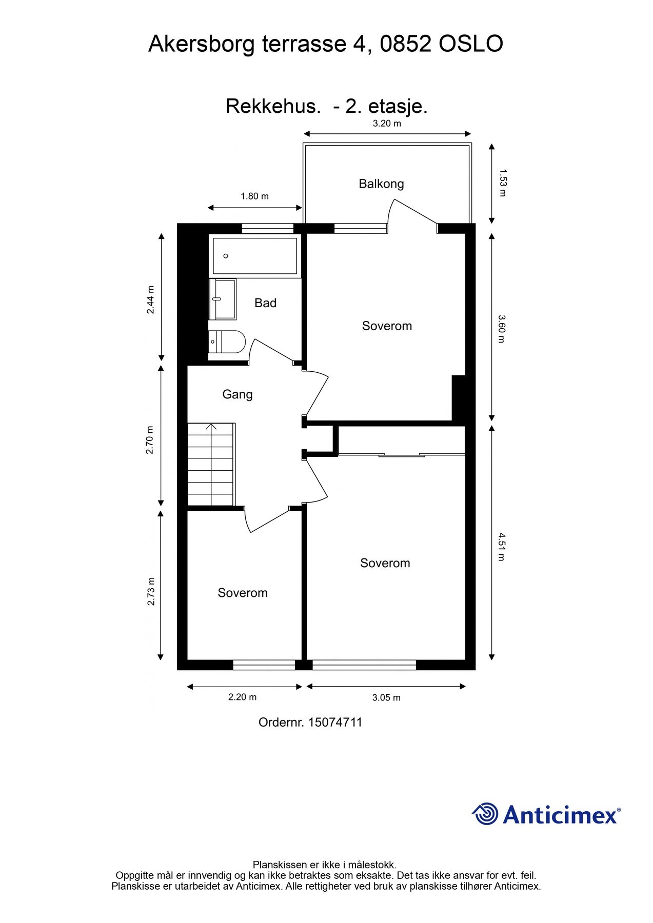 Og her fra soveromsetasjen øverst. Galleribilde