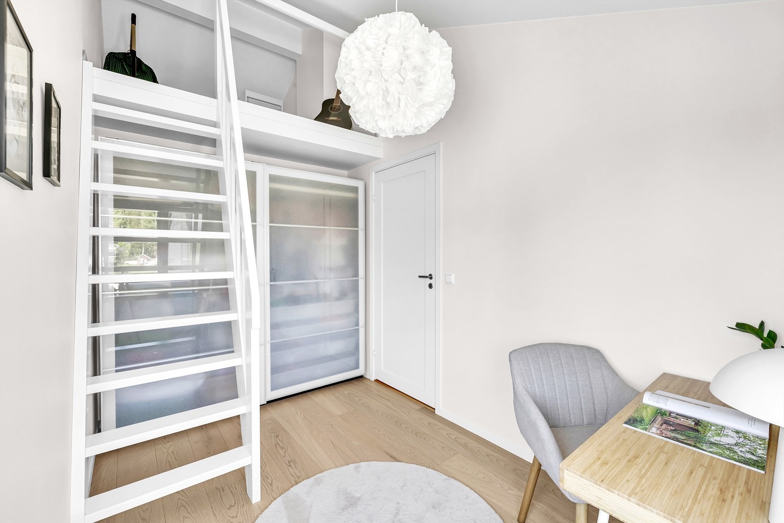 Her er det også hems med mange bruksmuligheter. Galleribilde