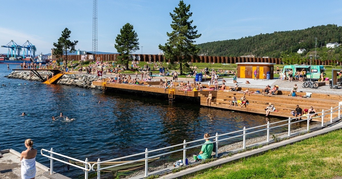 Bekkelagsbadet i umiddelbar nærhet Galleribilde