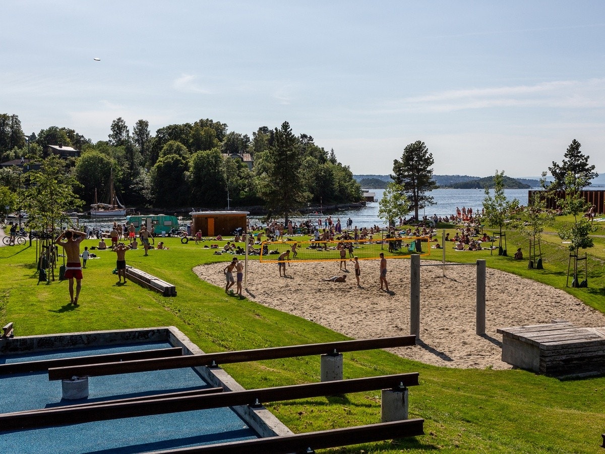 Sandvolleyball og Tuftepark Galleribilde