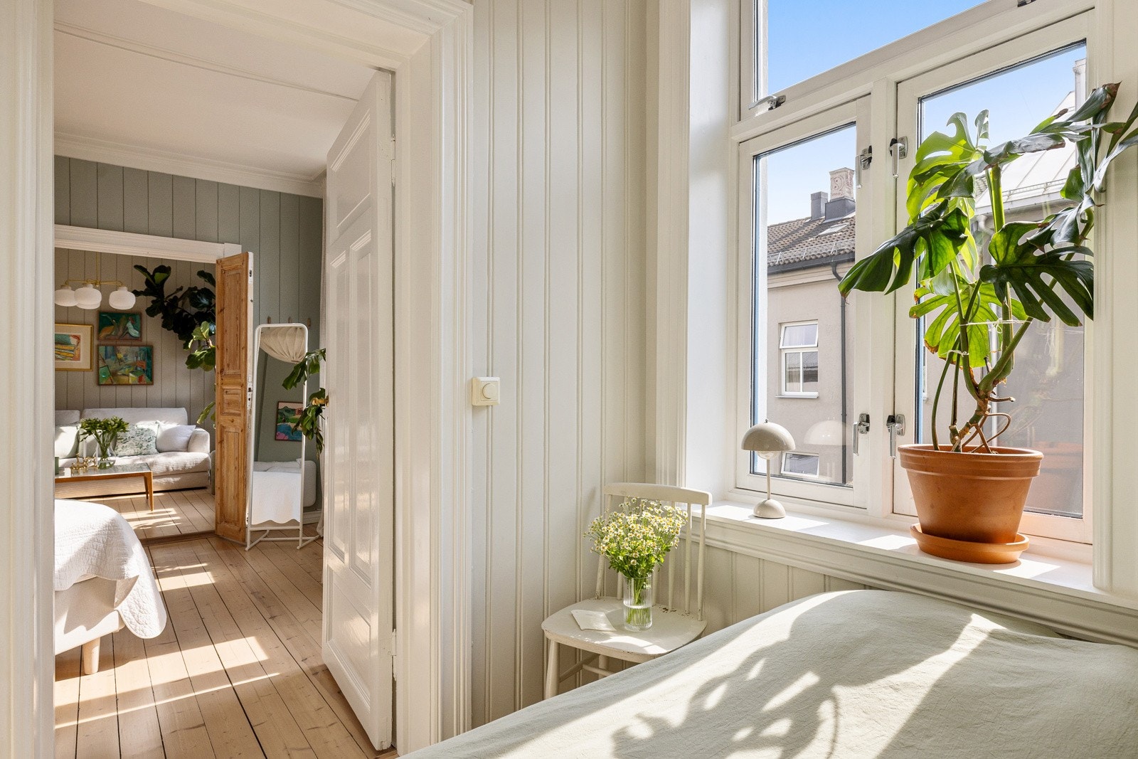 Soverommet åpner opp for ulike bruks- og møbleringsmuligheter. Galleribilde