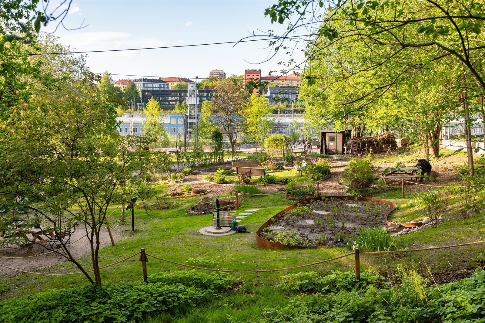 Flotte Bakerenga park ligger like ved boligen. Galleribilde