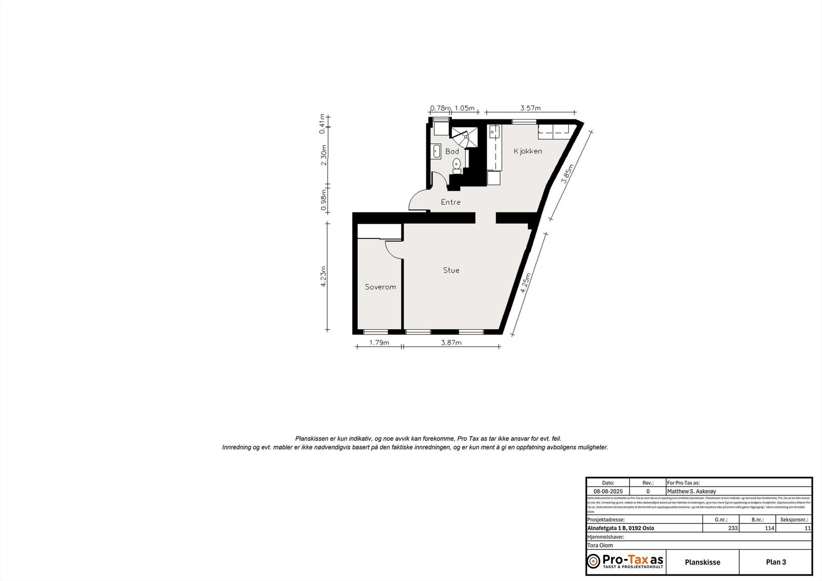 Plantegning Galleribilde