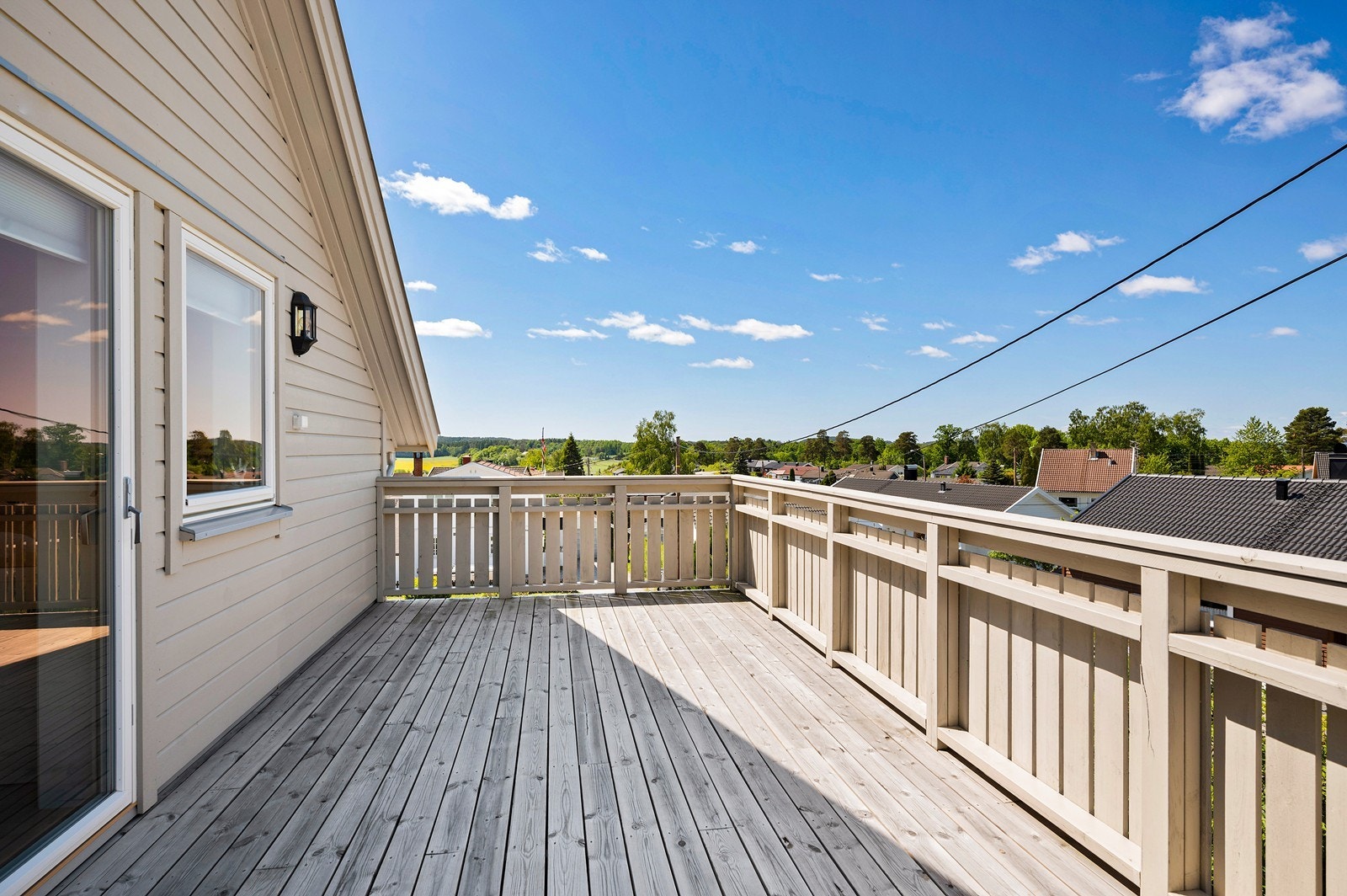 Takterrasse med utgang fra et av soverommene. Galleribilde