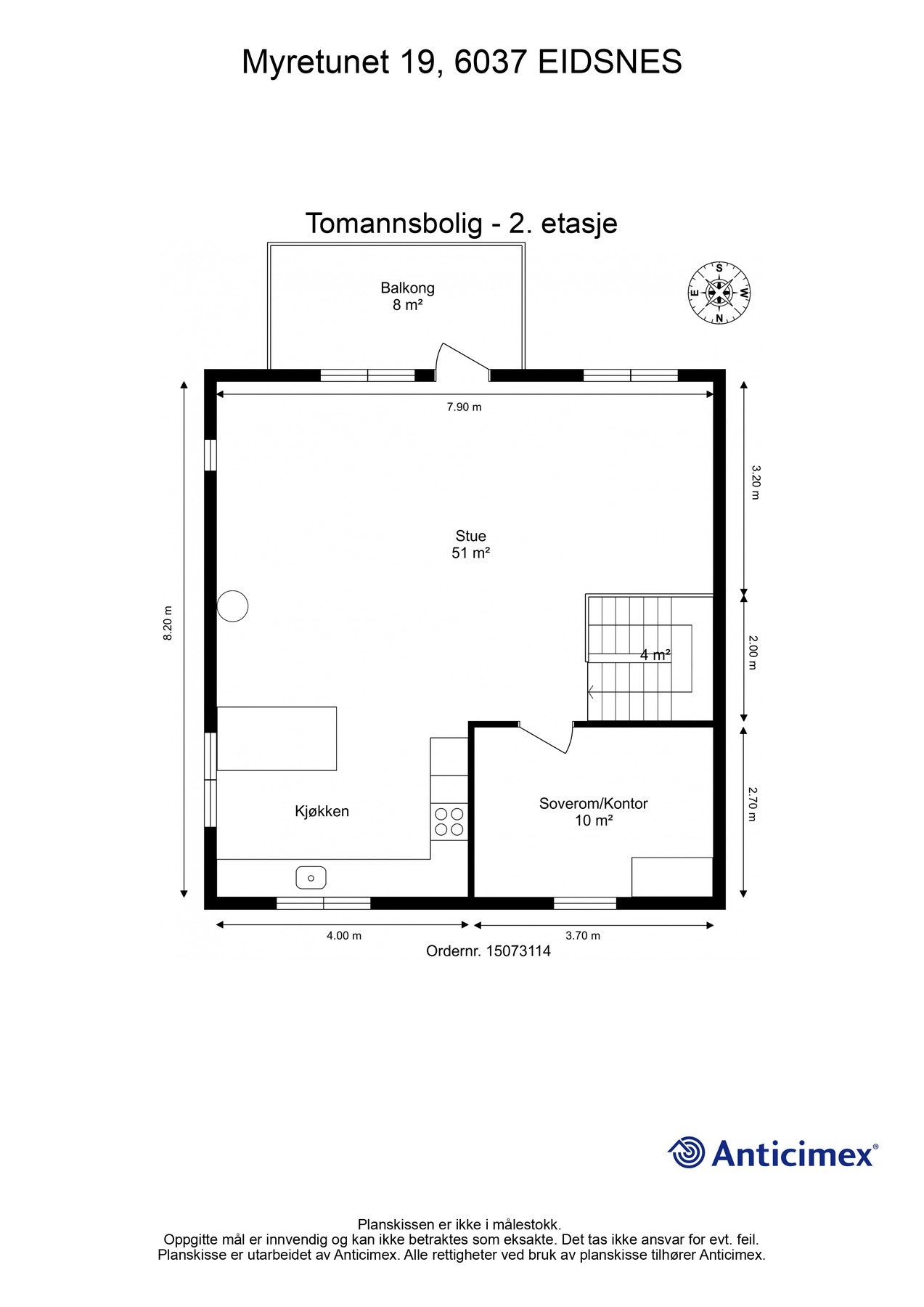 Plantegning - 2. etasje Galleribilde