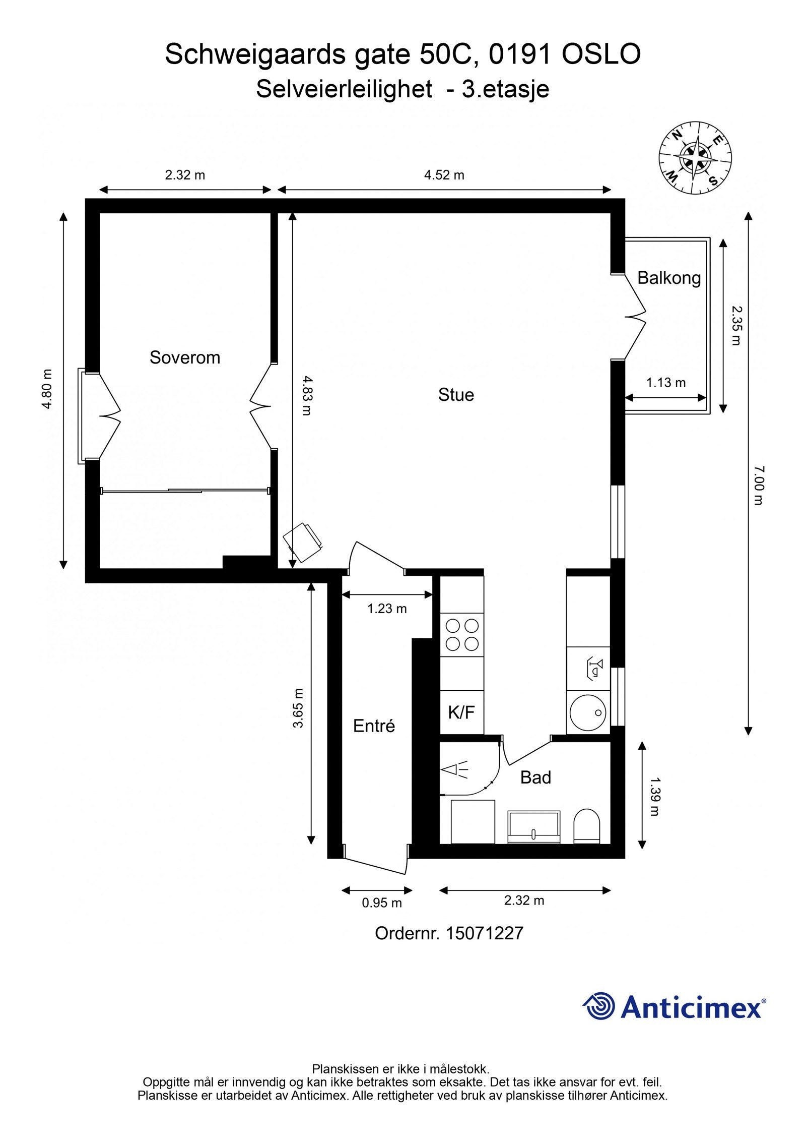 Planskisse. Galleribilde