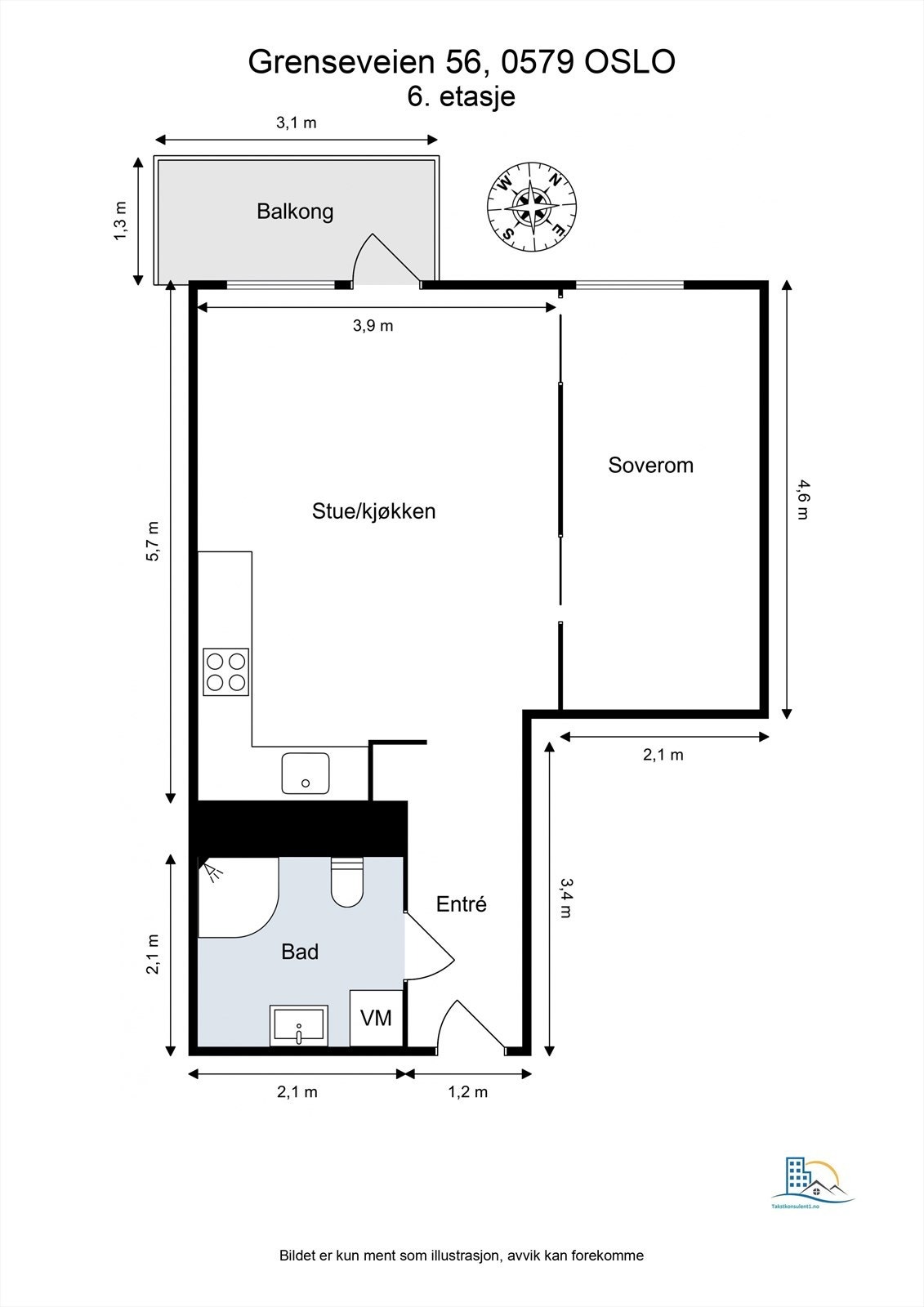 Plantegning Galleribilde