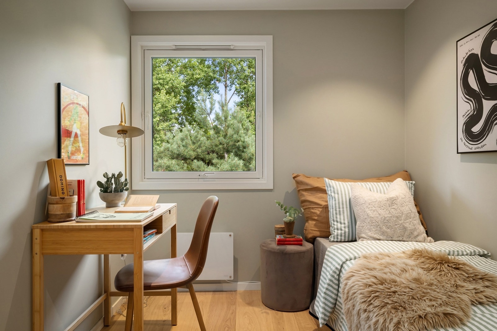 Uskjermet skogsutsikt gir en ekstra følelse av å trekke seg tilbake Galleribilde