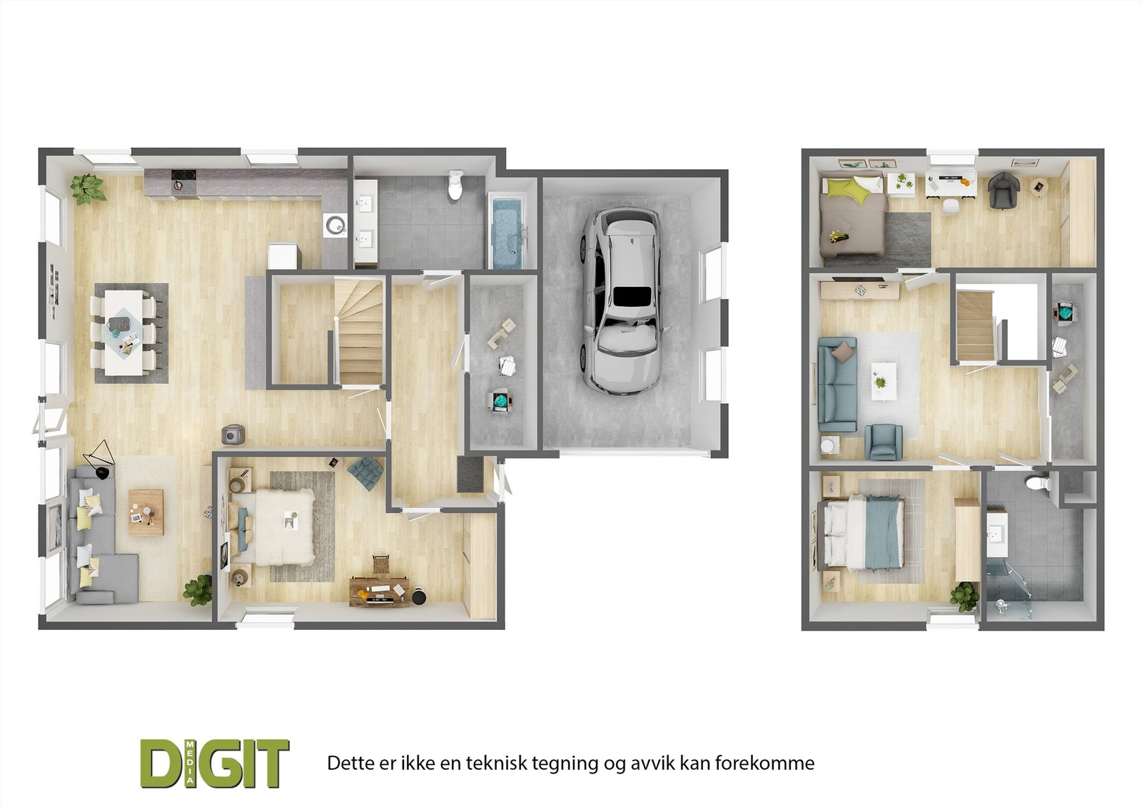 Begge etasjene Galleribilde