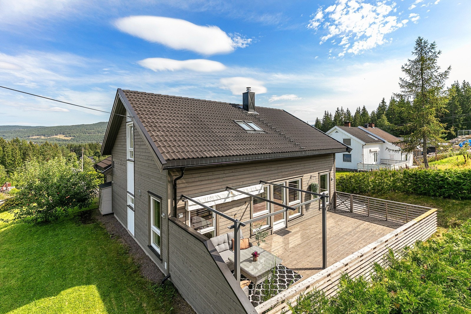 Velkommen på visning av denne flotte eneboligen. Galleribilde