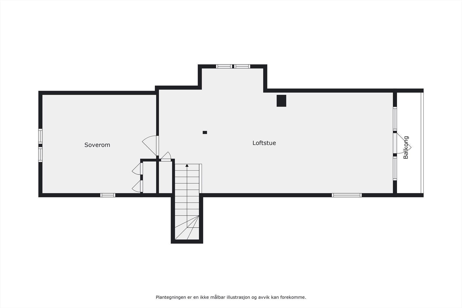 Plantegning 2. etasje. Galleribilde