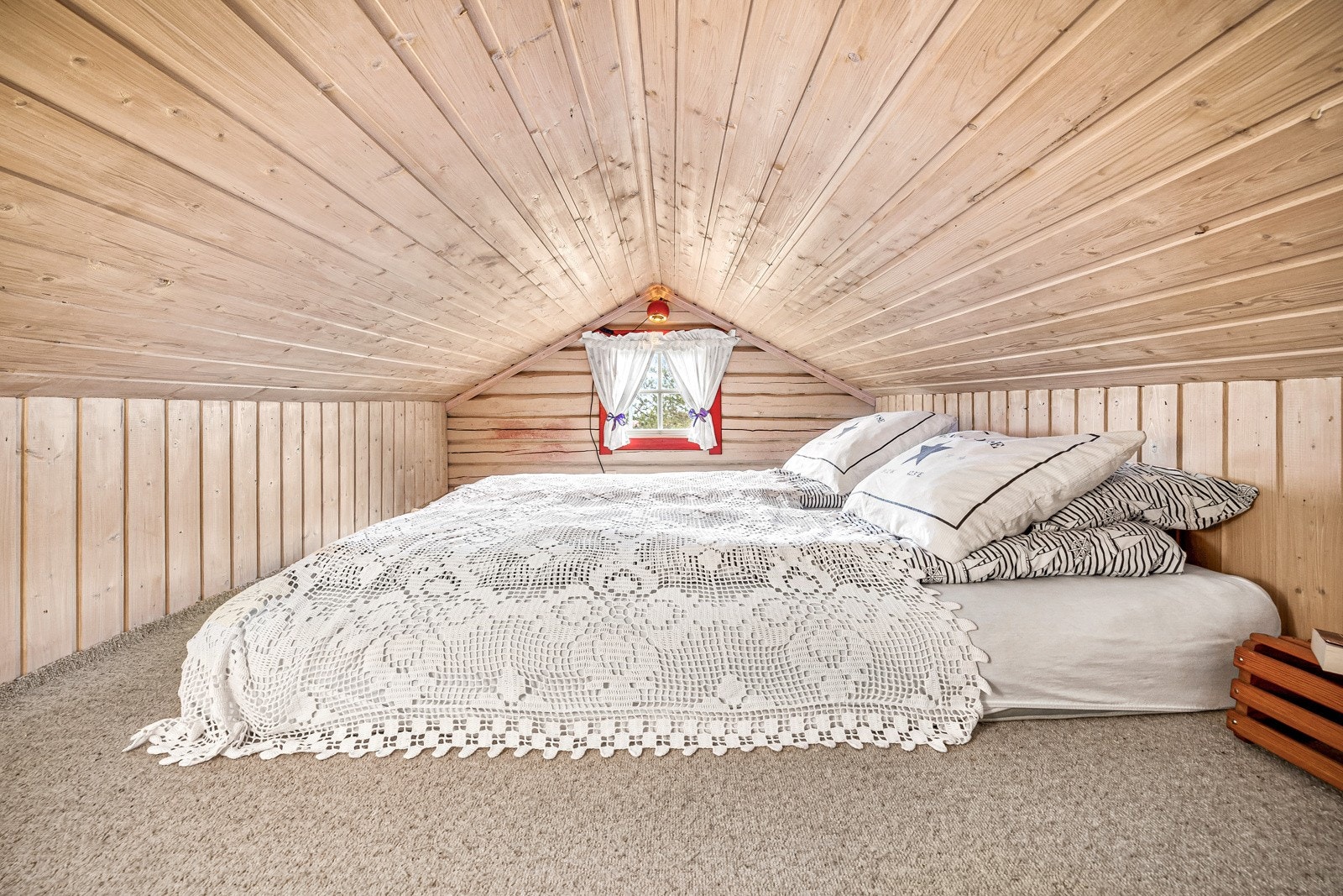 Loftetasje - ikke godkjent som rom til varig opphold. Galleribilde