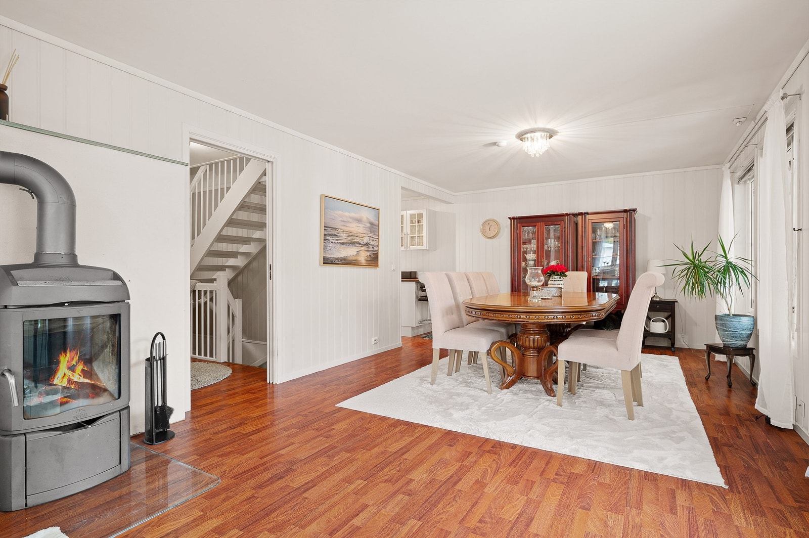 Åpen stue/spisestue Galleribilde