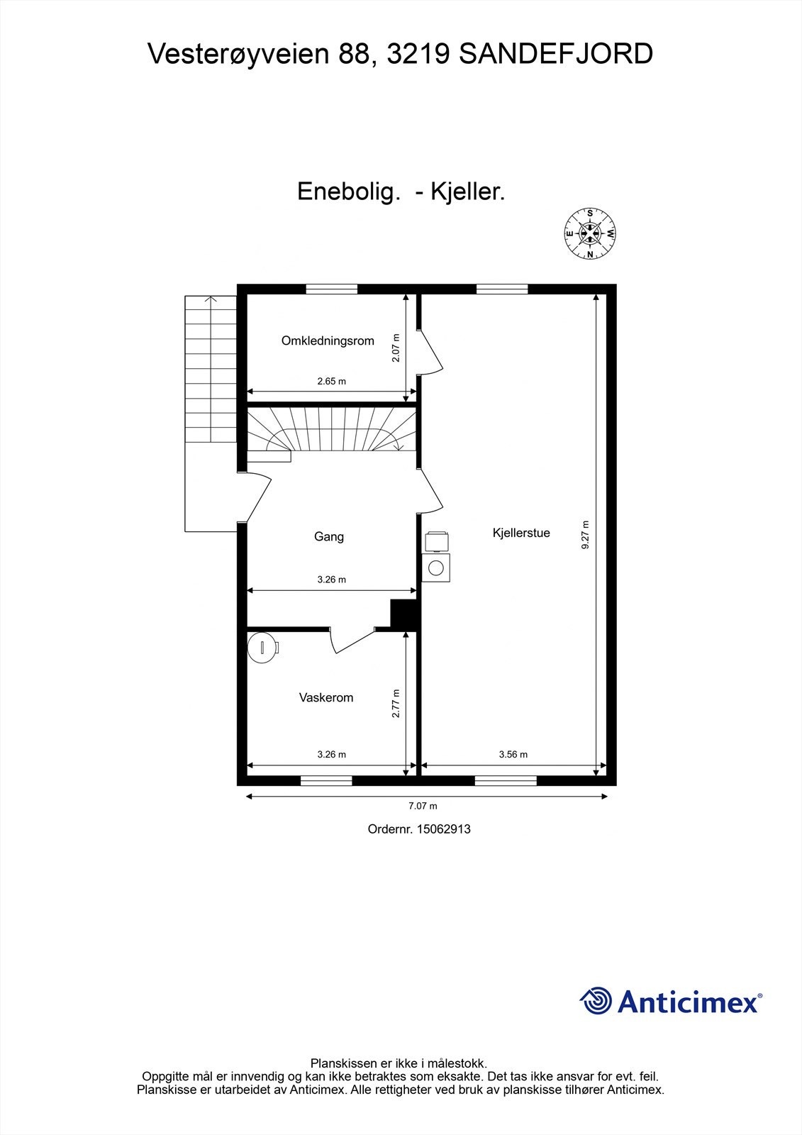 Plantegning kjeller Galleribilde