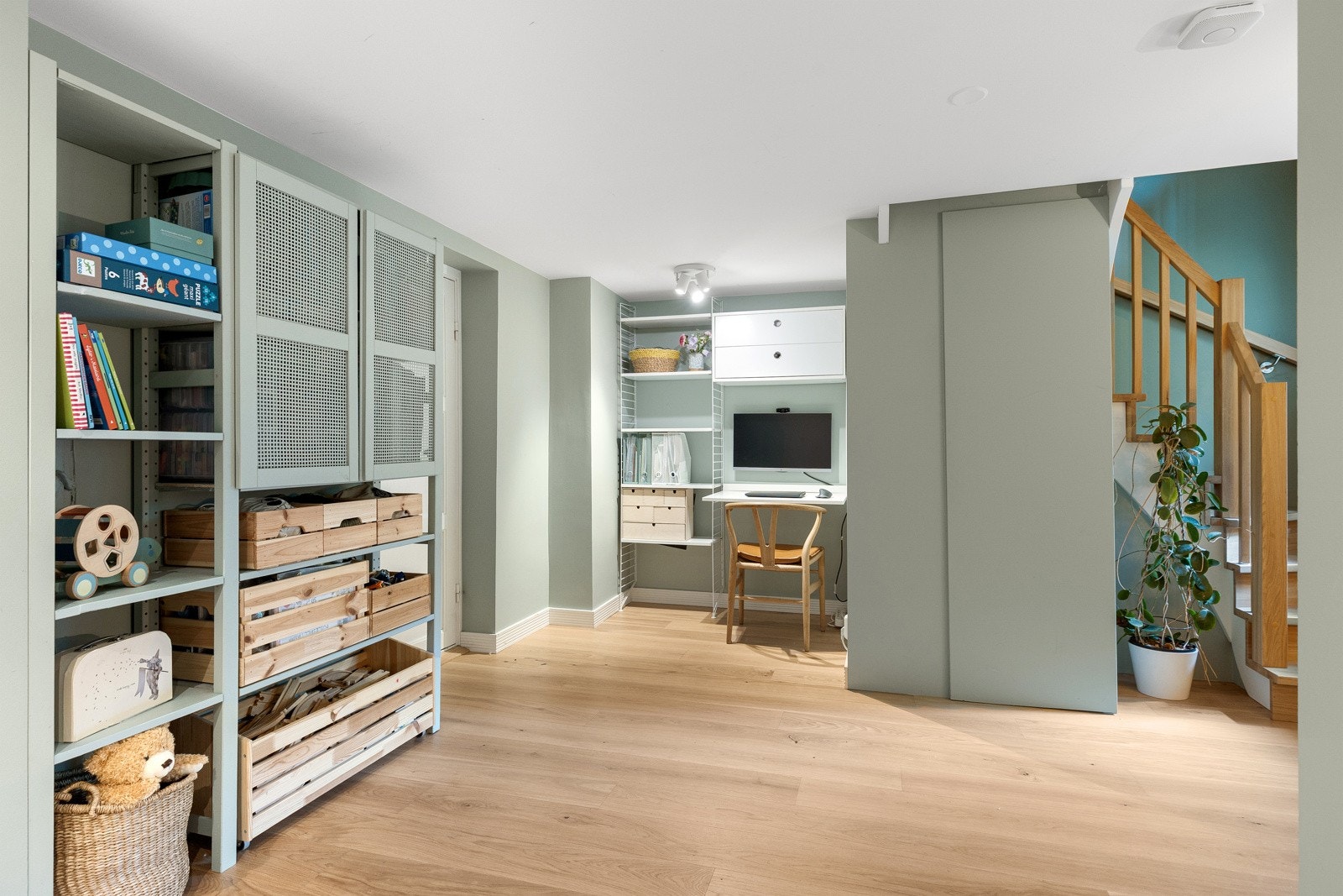 God plass til oppbevaring og ønsket innredning Galleribilde