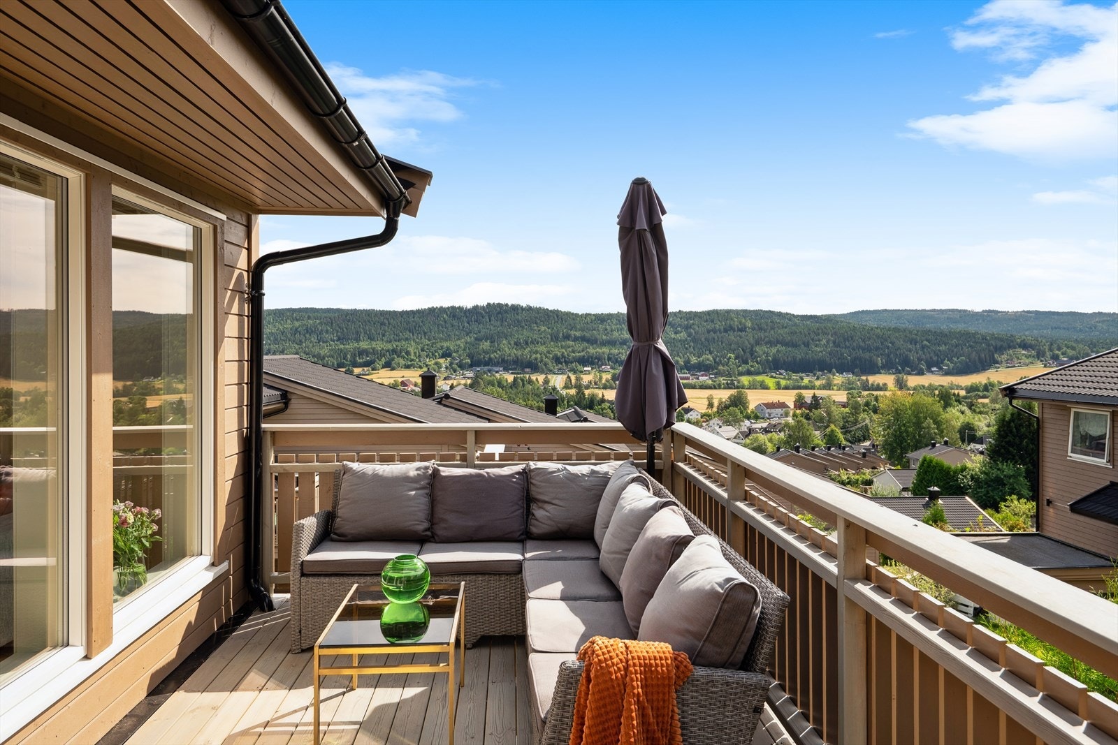 Flott utsikt fra verandaen! Galleribilde