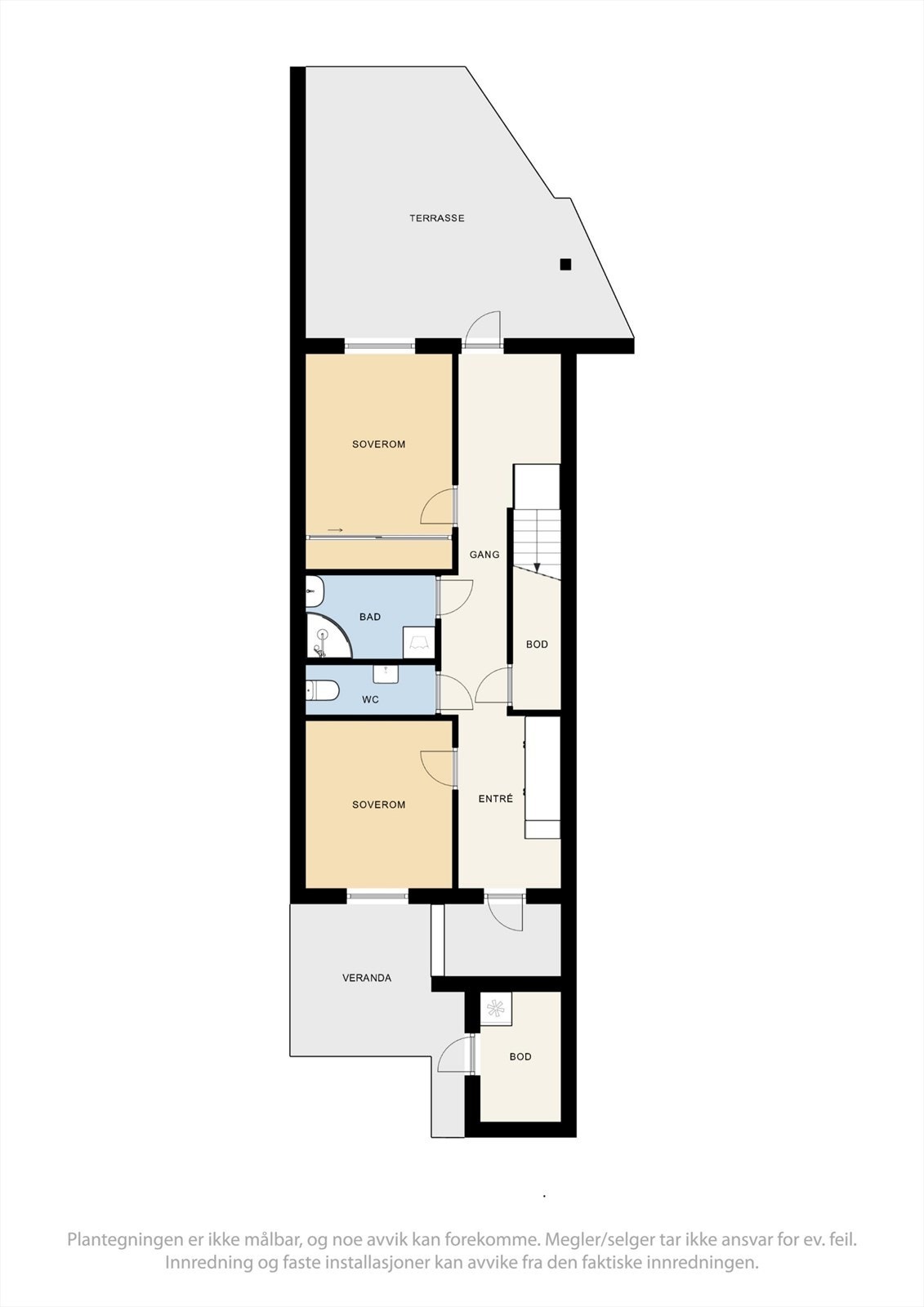 Plantegning 1. etasje. Galleribilde