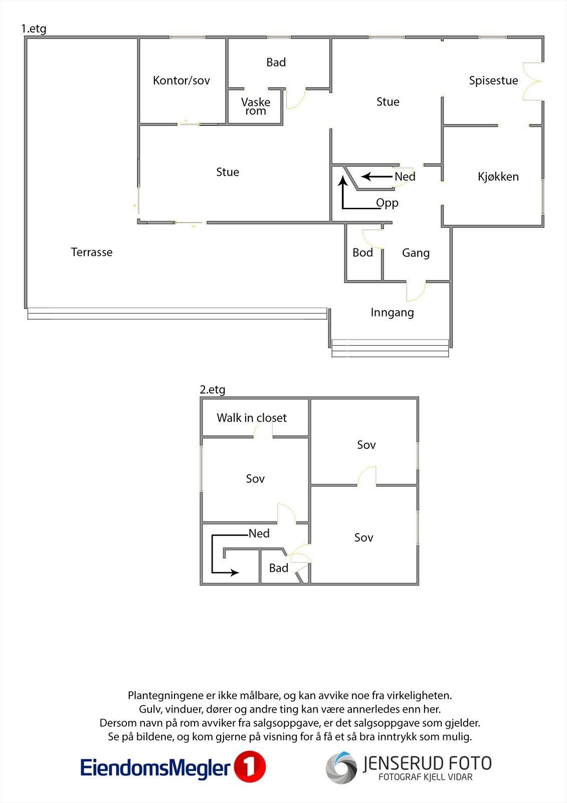 Plantegning, Svendsrudvegen 7 Galleribilde