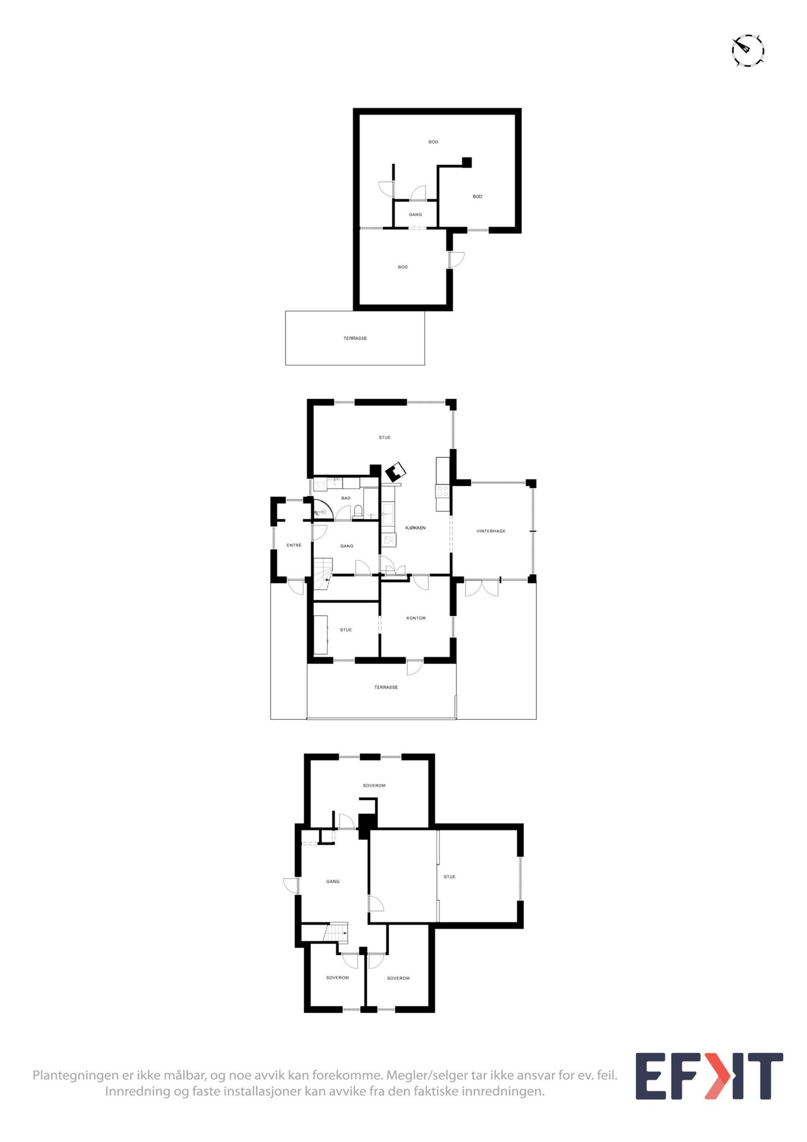 Våningshus planskisser Galleribilde