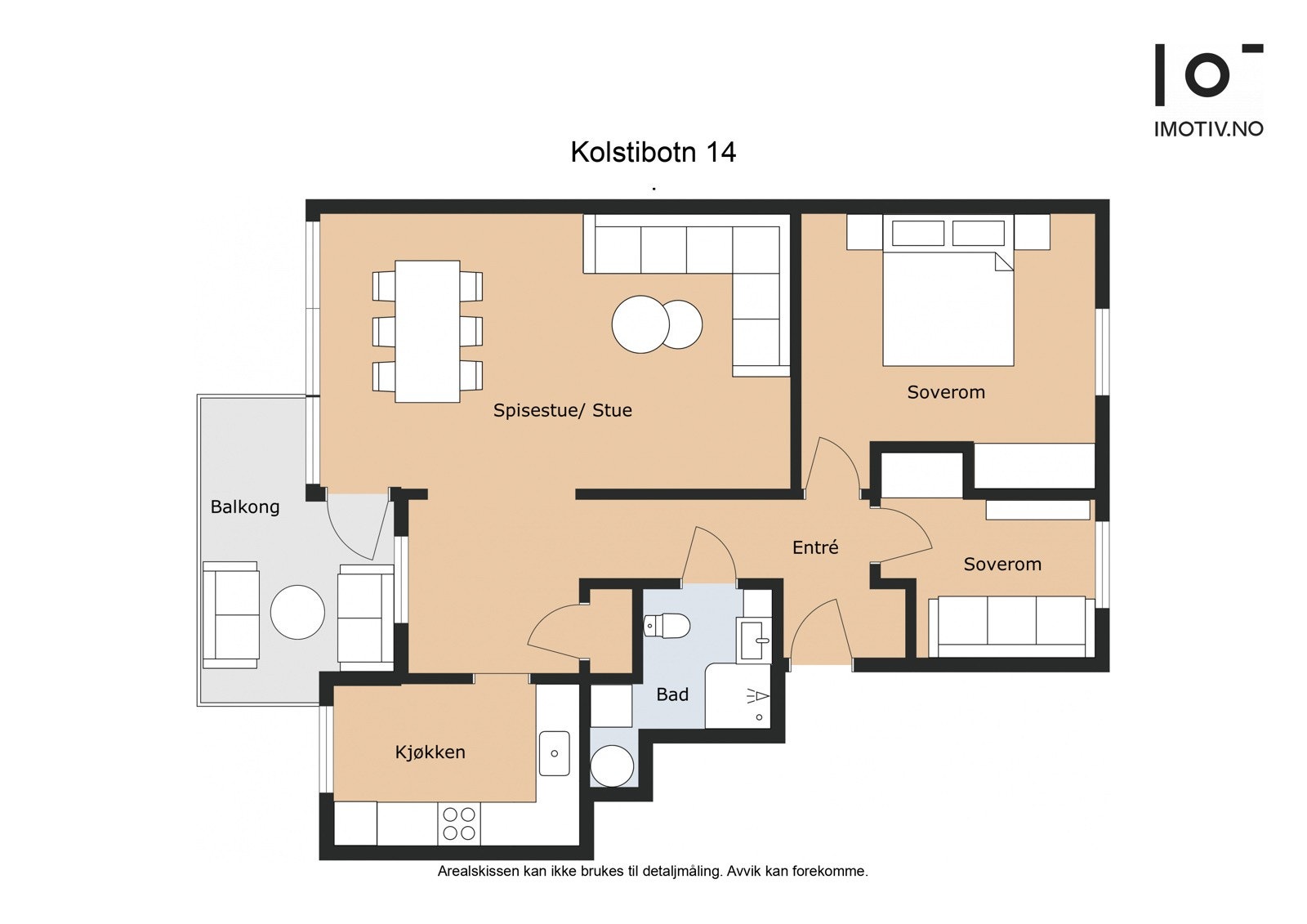 - Planløsning. I tillegg medfølger 2 eksterne boder - Galleribilde