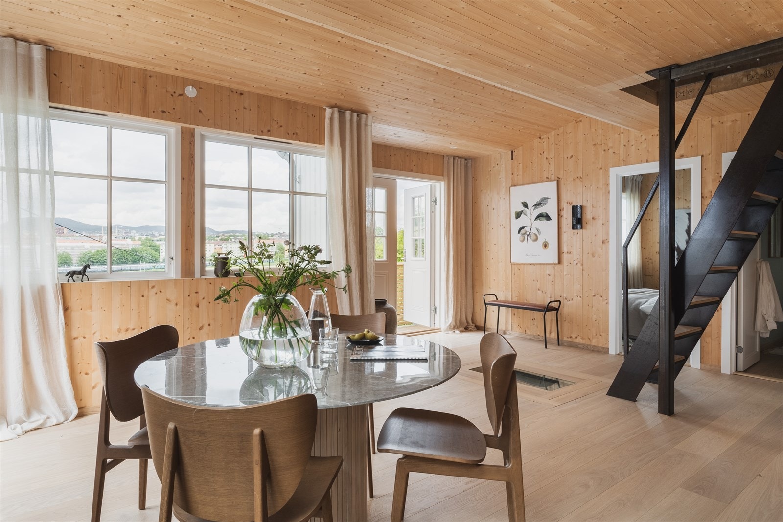 De mange vinduene gjør utsikten meget spektakulær Galleribilde