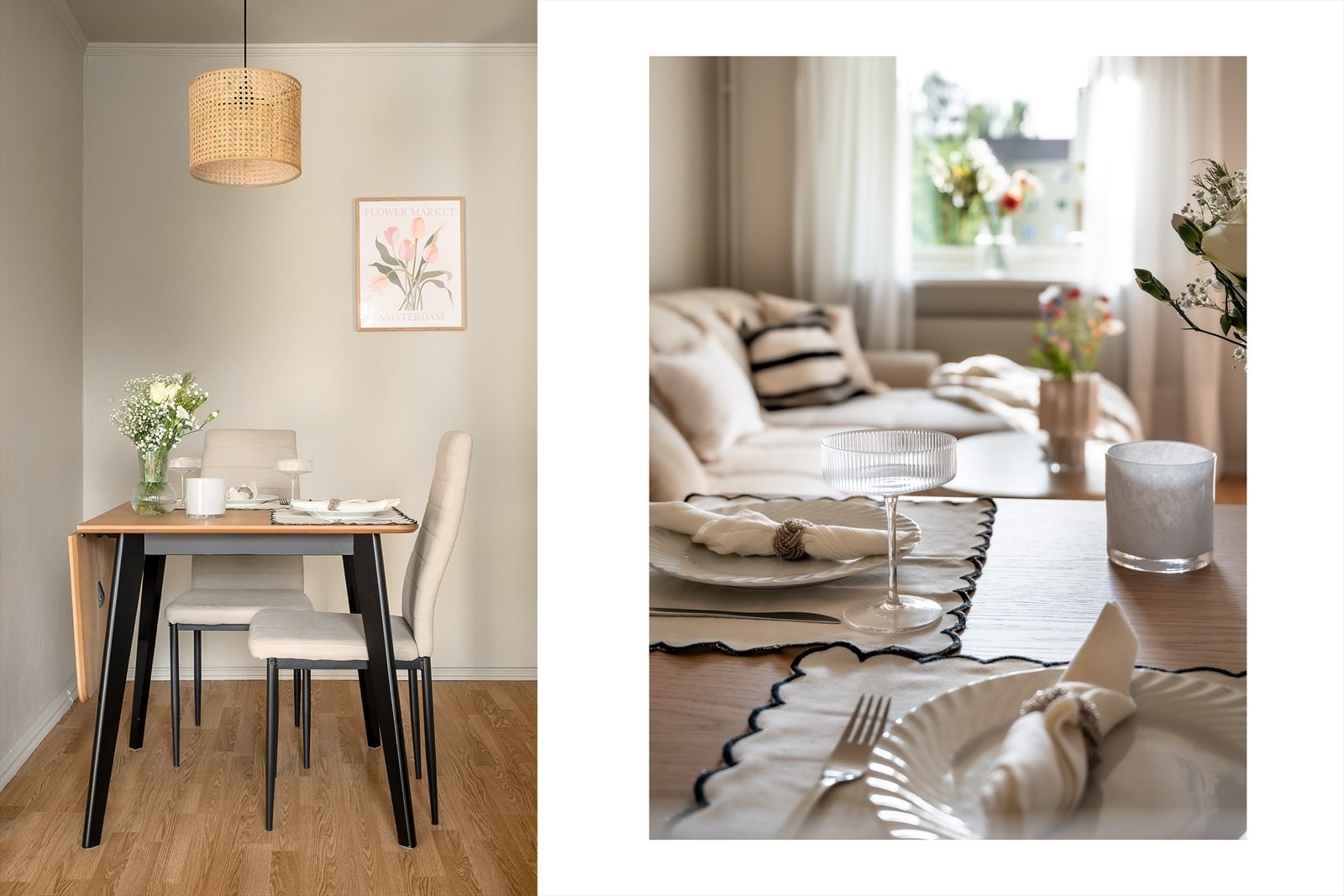 God plass i krok for å ha spisebord, hvor venner og familie kan samles. Galleribilde