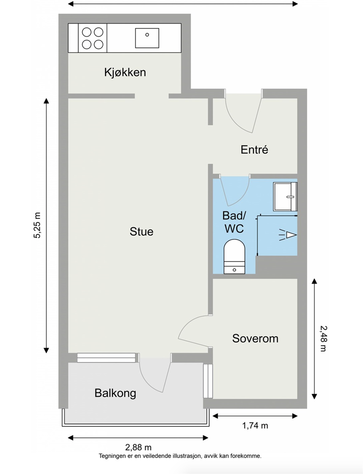 Planskisse Galleribilde