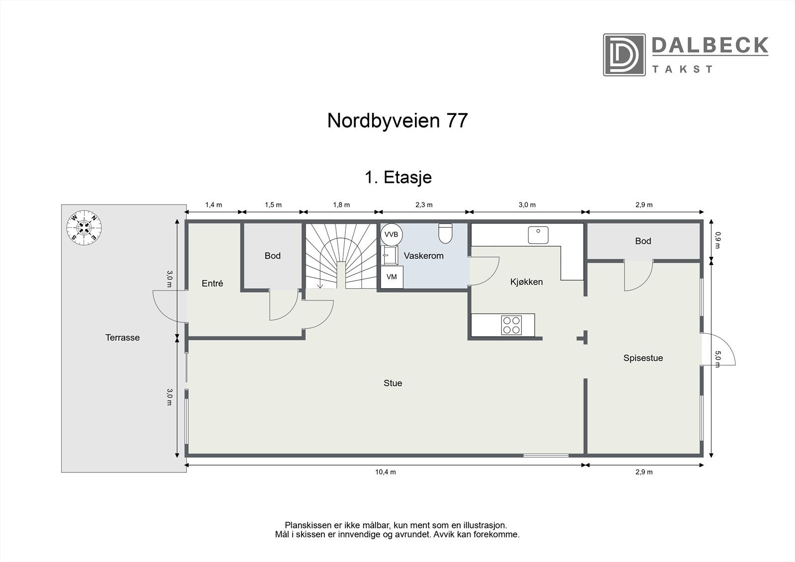 Plantegning - 1. etasje Galleribilde
