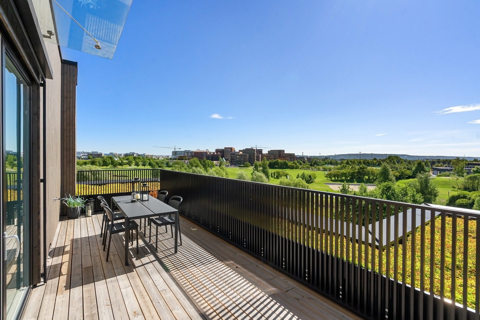 Hyggelig utsikt over Nansenparken. Galleribilde