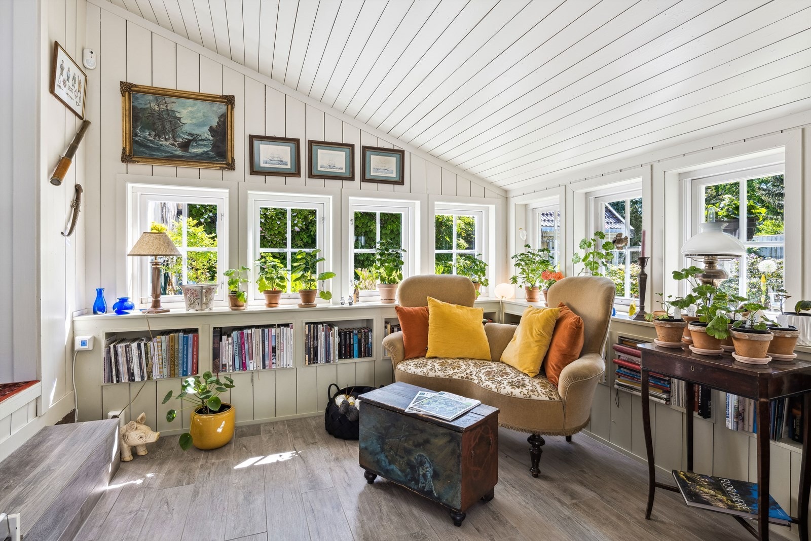 Med en flott vinterhage får man en enkel forlengelse av stuen Galleribilde