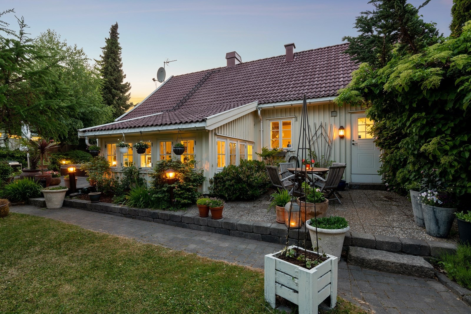 En flott og innholdsrik enebolig Galleribilde