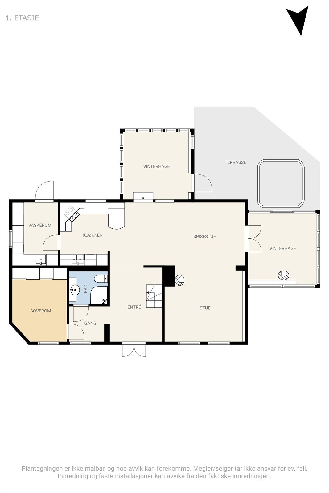 Plantegning Galleribilde