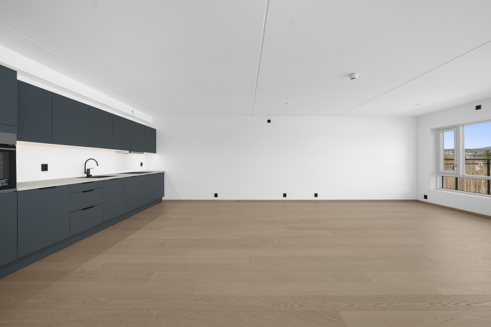 Stor og luftig stue / kjøkken Galleribilde