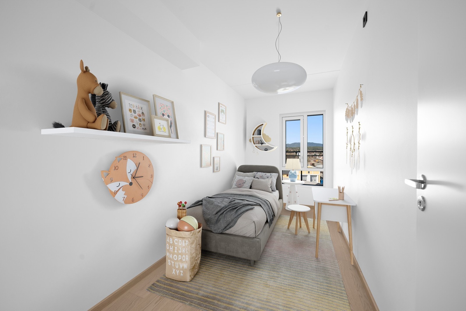 Soverom II (digital møblering) Galleribilde