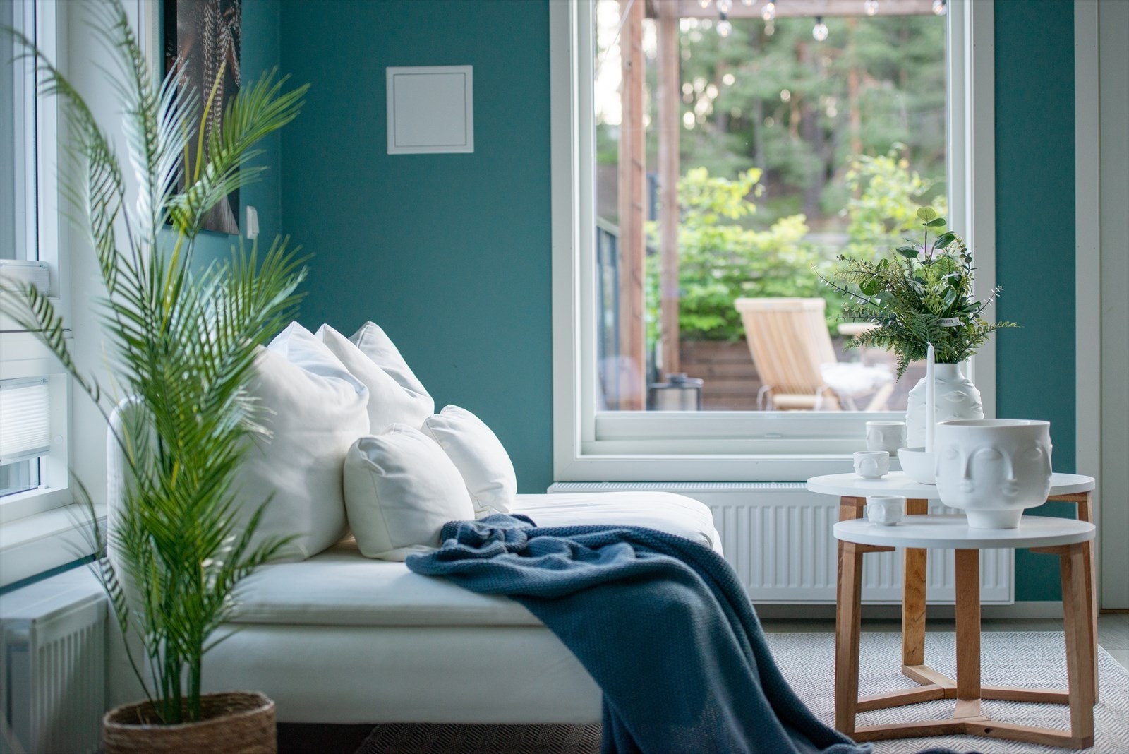 Her kan du nyte rolige kvelder foran tven, eller gode lag med venner. Galleribilde