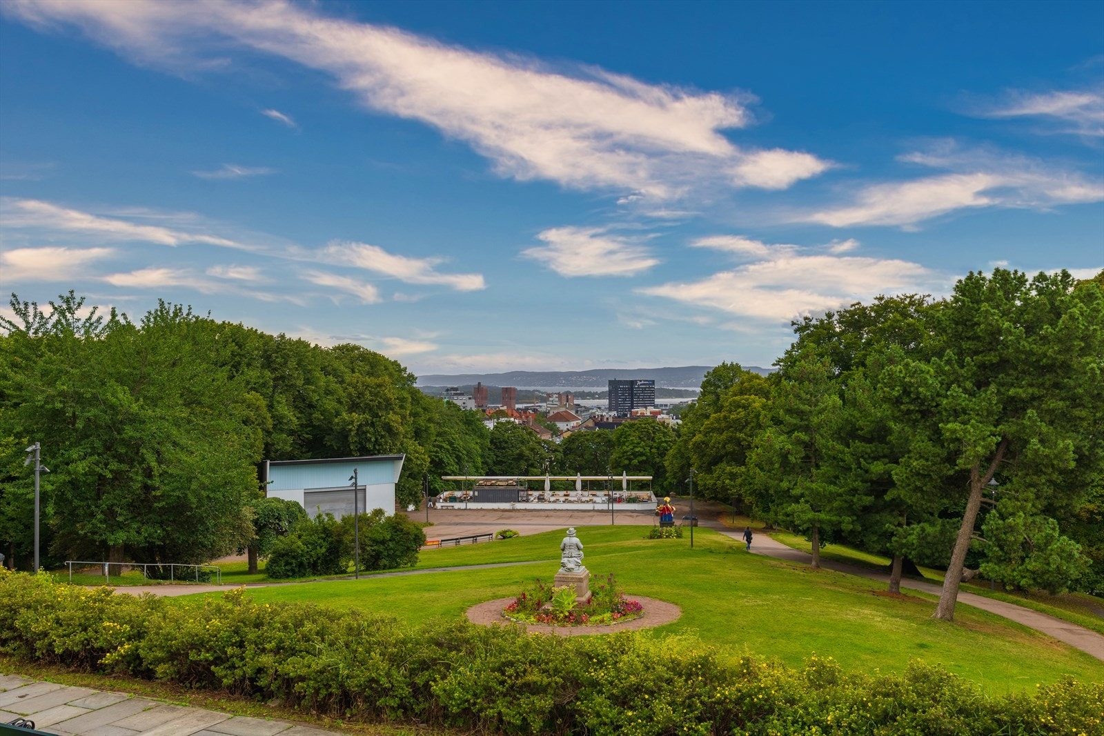 St. Hanshaugen park ligger rett i nærheten. Galleribilde